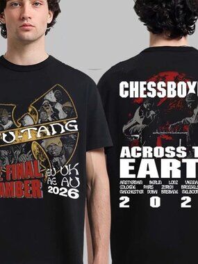 Wu Tang Clan The Final Chamber 2026 Tour Dates T-Shirt